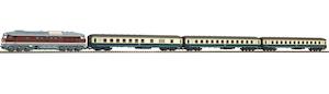 PIKO "   D 439 K?ln-Hamburg-L?beck-Rostock BR 132 DR IV + DSS PluX22 TOFT 58114
